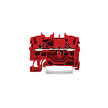 Clema rand Wago TOPJOB®S 1 intrare/1 iesire, 2.5 mm², rosu Clema rand Wago TOPJOB®S 1 intrare/1 iesire, 2.5 mm², rosu