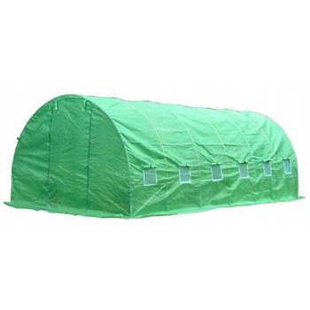 Sera 3x6m Verde, structura solida Otel Zincat, Folie UV5 180g, ferestre cu plase de tantari, inchidere cu fermoare, Ego Sera 3x6m Verde, structura solida Otel Zincat, Folie UV5 180g, ferestre cu plase de tantari, inchidere cu fermoare, Ego