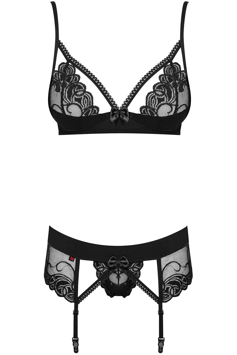Set sexy Obsessive Wonderia Negru