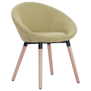 Scaun de bucatarie, vidaXL, Verde, 63 x 55 x 76 cm, tapiterie textila Scaun de bucatarie, vidaXL, Verde, 63 x 55 x 76 cm, tapiterie textila