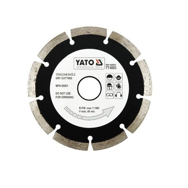Disc diamantat segmente HS 125MM Yato YT-6003
