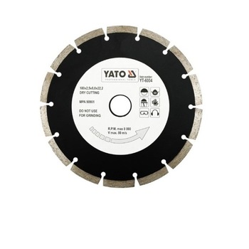 Disc diamantat segmente HS 230MM Yato YT-6005 Disc diamantat segmente HS 230MM Yato YT-6005