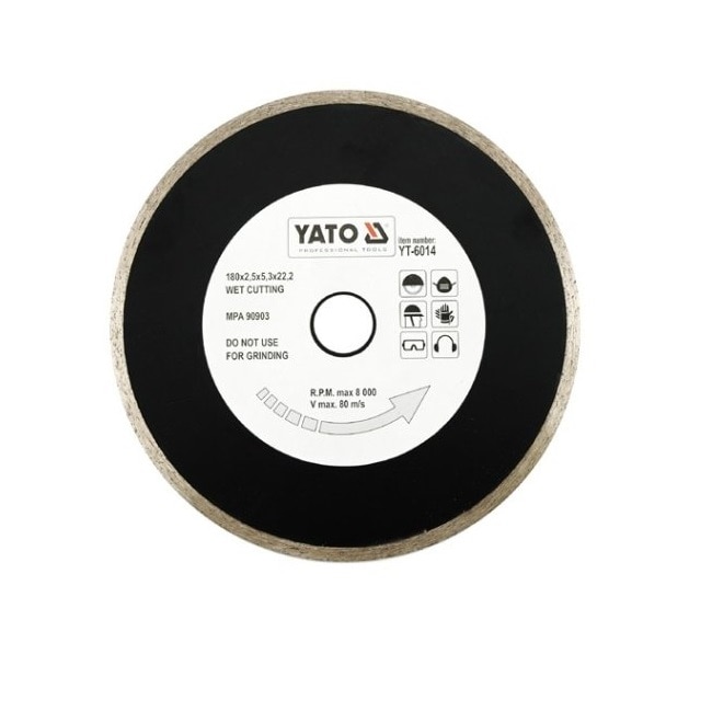 Disc diamantat EN 180 mm