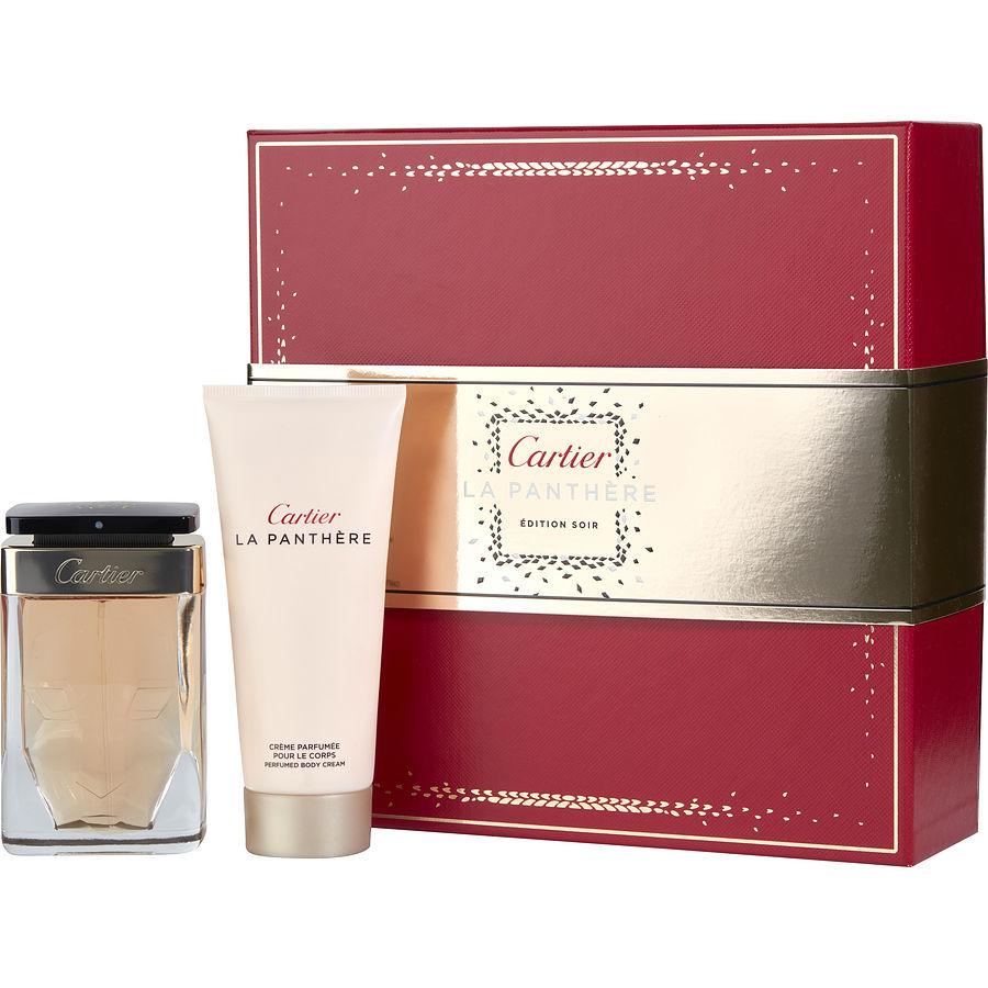 Set CARTIER, La panthere, dama, apa de parfum 50 ml+lotiunde de corp 100 ml  - eMAG.ro