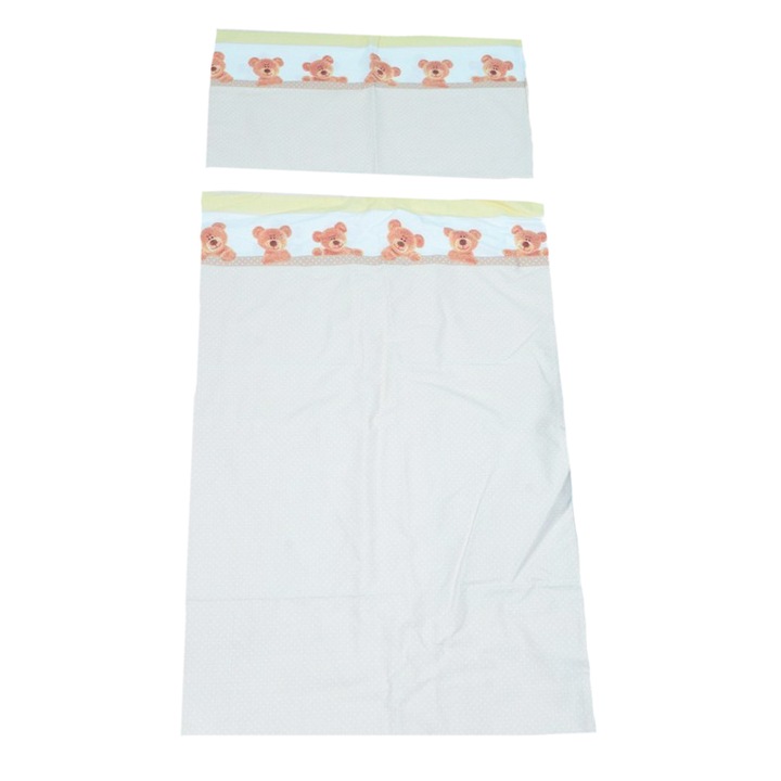 Спален комплект 4 части 135 х 100 см за бебета IKS 2 LPIU5, Многоцветен