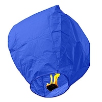 Lampion zburator clasic albastru, pentru evenimente