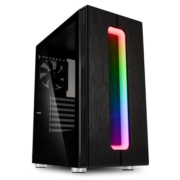 Компютърна кутия Kolink Nimbus RGB, Черен, Middle Tower, 0 W