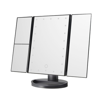 Oglinda SSMEDIA cu LED pentru machiaj, marire imagine de 2 ori si 3 ori, cu buton tactil Oglinda SSMEDIA cu LED pentru machiaj, marire imagine de 2 ori si 3 ori, cu buton tactil