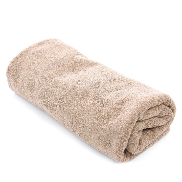 Prosop baie, Asklepios, Bumbac 100%, Home, Hotel, Horeca, 70x140, Bej