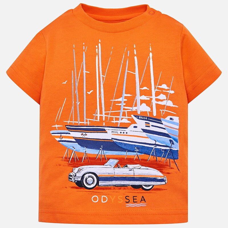Tricou Mayoral portocaliu 12 luni