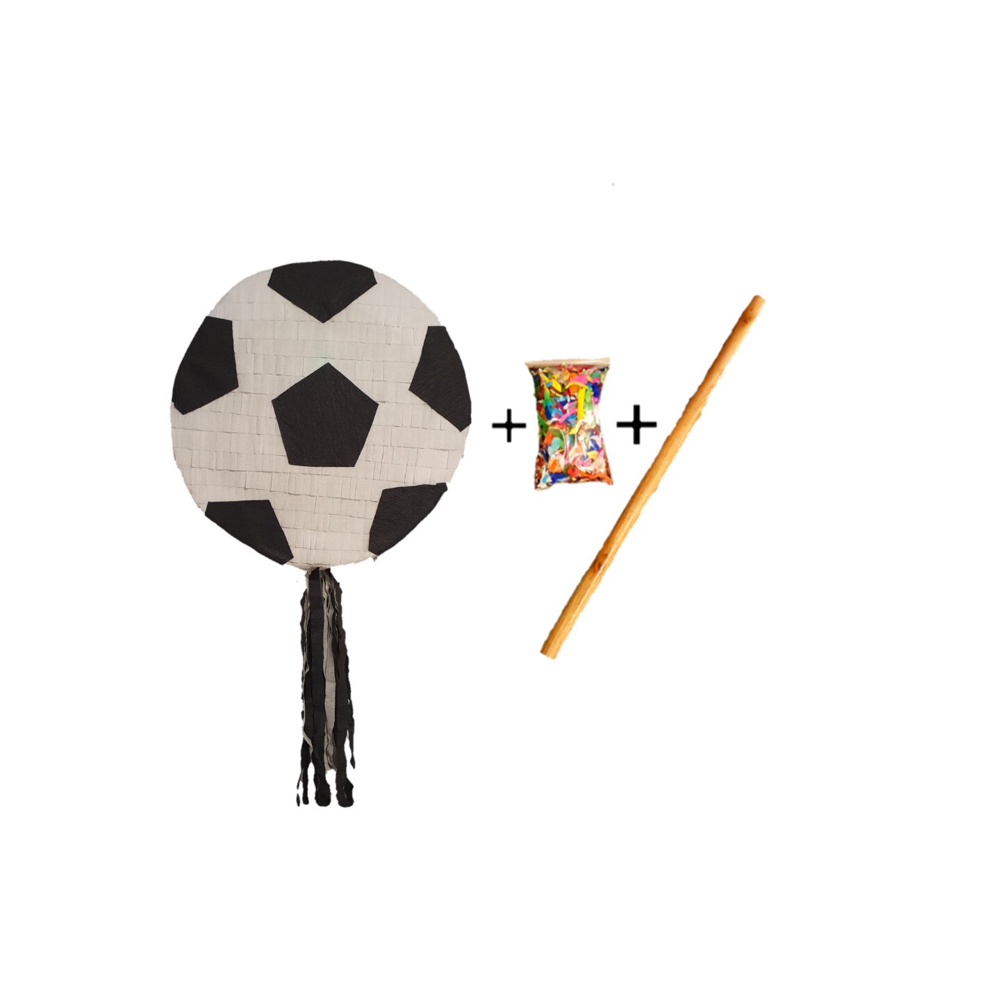 Pinata, PinaStar, minge star cu bat si confetti cadou