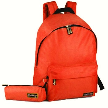 Set scoala DelBag Portocaliu - Ghiozdan + Penar etui + 20 caiete herlitz A5 48 file + 12 creioane Pelikan 2B Grafit Set scoala DelBag Portocaliu - Ghiozdan + Penar etui + 20 caiete herlitz A5 48 file + 12 creioane Pelikan 2B Grafit