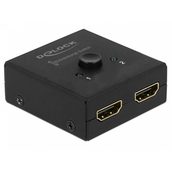 Switch bidirectional HDMI compact 4k60Hz, Delock 64072 Switch bidirectional HDMI compact 4k60Hz, Delock 64072