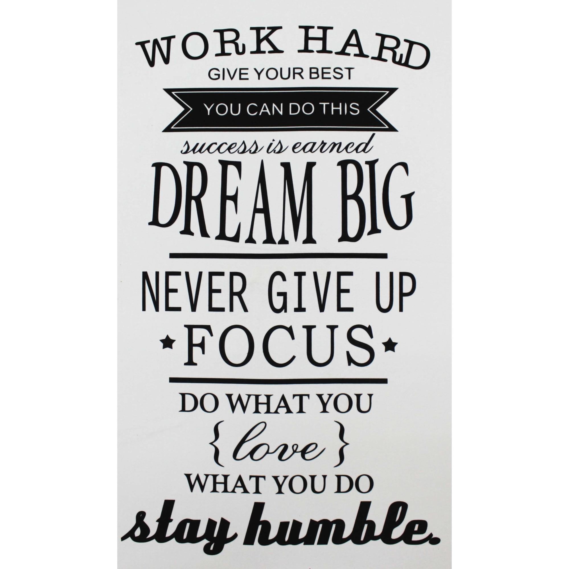 Tablou decorativ, Canvas imprimat pe plus MAGIC QUOTES, 50 x 70 cm