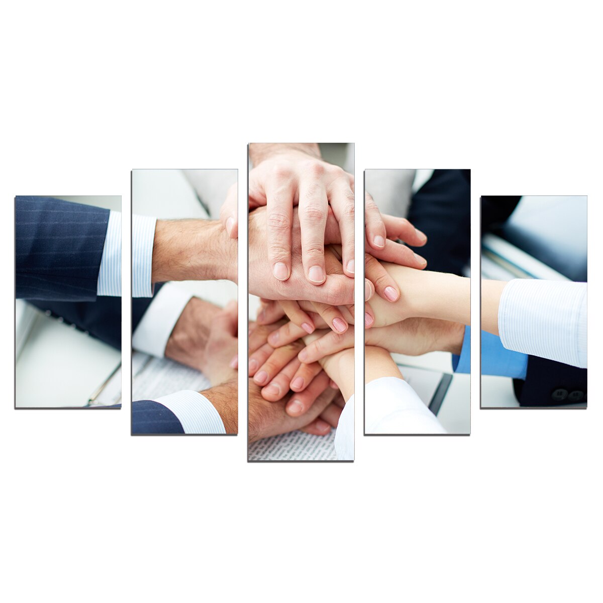 Set Tablouri Multicanvas 5 Piese, Lucrul in echipa,158х90 cm