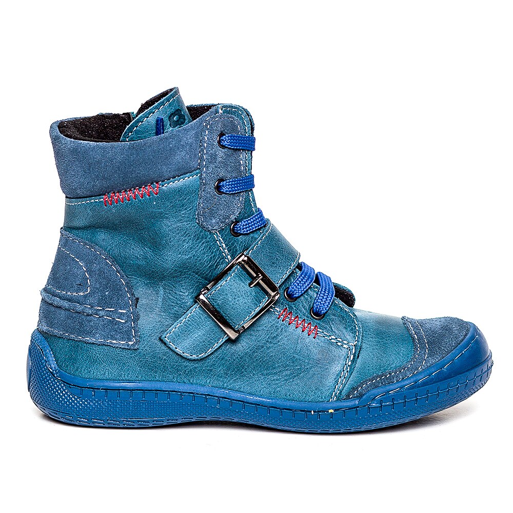Ghetute imblanite pentru copii Roma albastru, PJ Shoes