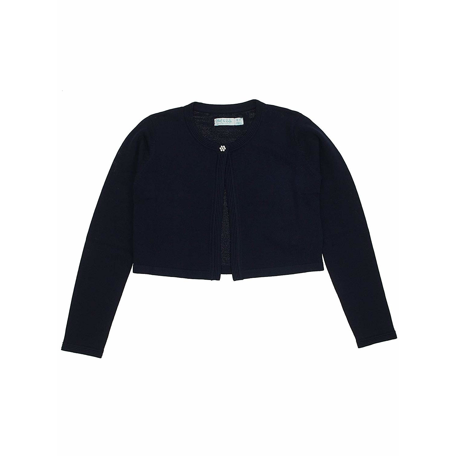 Abel & Lula Cropped Knit Cardigan in Pastel Pink | Junior World