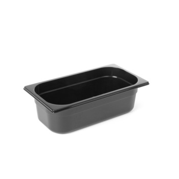 Tava profesionala Gastronorm 1/4 policarbonat negru 4 litri, 265x162x(H)150 mm Hendi Tava profesionala Gastronorm 1/4 policarbonat negru 4 litri, 265x162x(H)150 mm Hendi