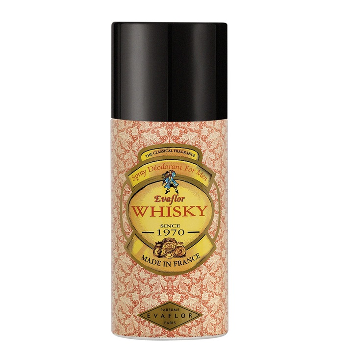 Evaflor, Whisky, Deodorant Spray, Pentru Barbati, 150 ml