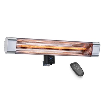 Incalzitor Scientec terasa / gradina, infrarosu, fibra de carbon, telecomanda, 2400W, IP65, pentru perete Incalzitor Scientec terasa / gradina, infrarosu, fibra de carbon, telecomanda, 2400W, IP65, pentru perete