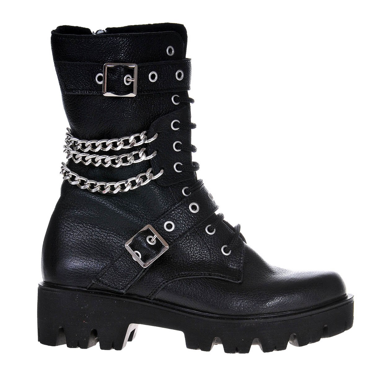 Ghete Dama Piele Naturala, Negru