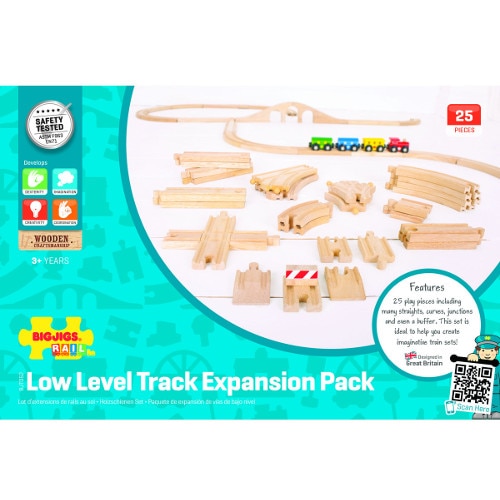 Set BigJigs Toys Sine pentru Circuit Feroviar