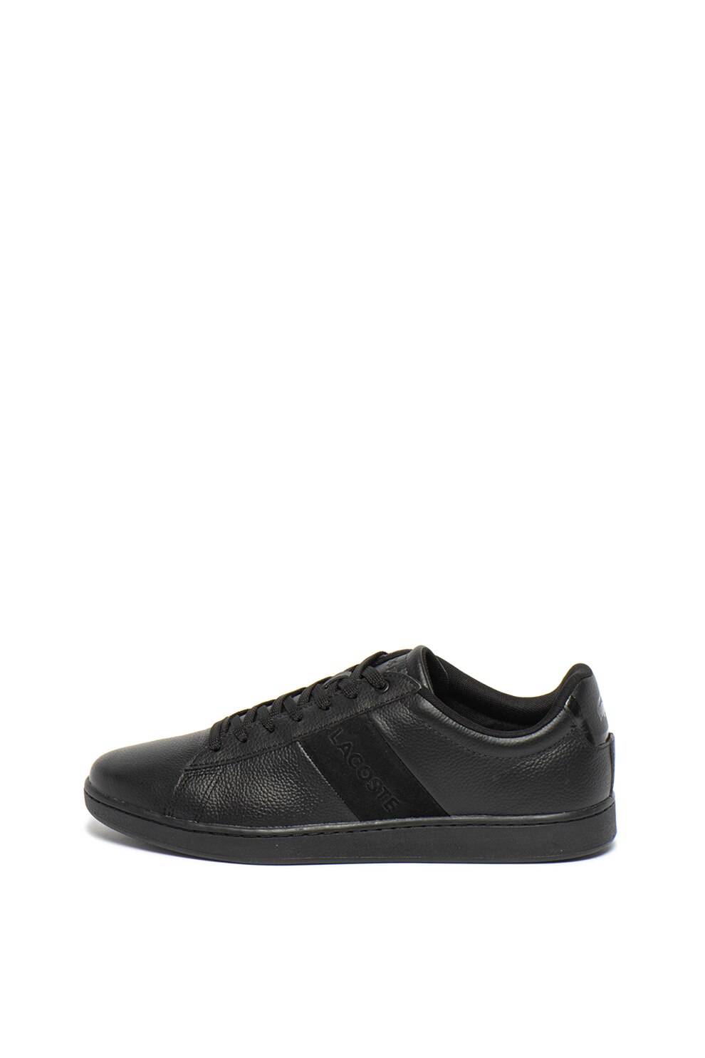 Lacoste, Pantofi sport de piele cu logo stantat Carnaby