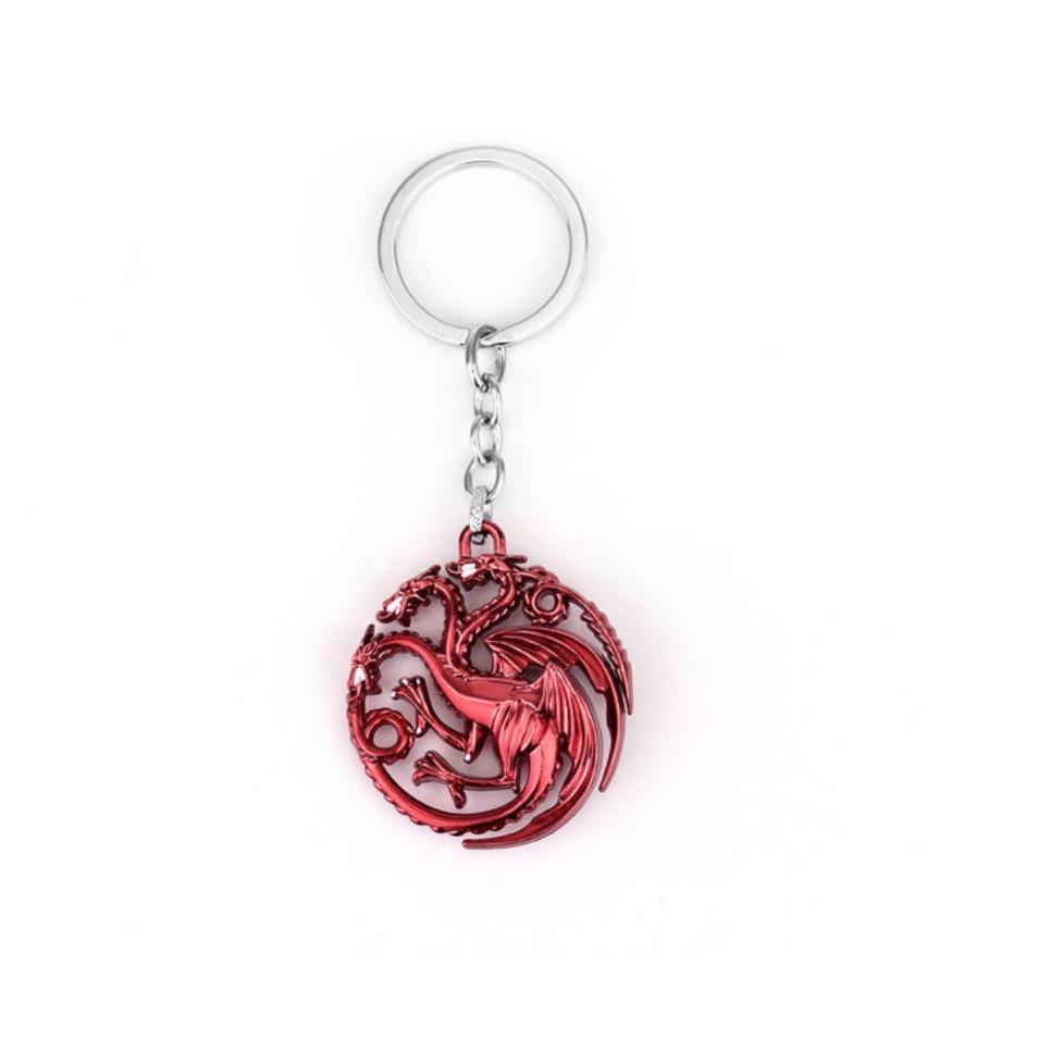 Breloc Game of Thrones, Casa Targaryen, rosu