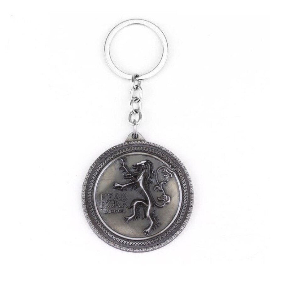 Breloc Game of Thrones, Casa Lannister - Hear me Roar!, argintiu
