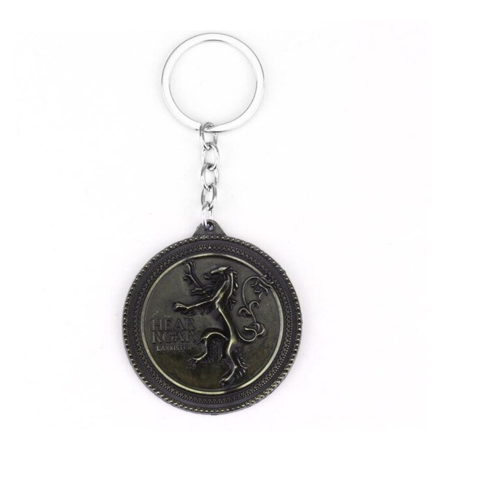 Breloc Game of Thrones, Casa Lannister - Hear me Roar!, bronz