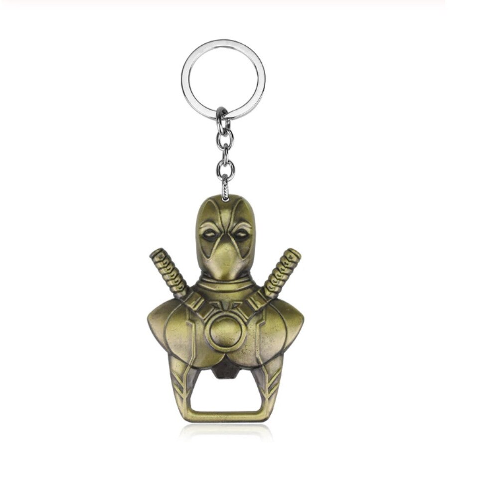 Breloc si desfacator Deadpool, Colectia Marvel, bronz