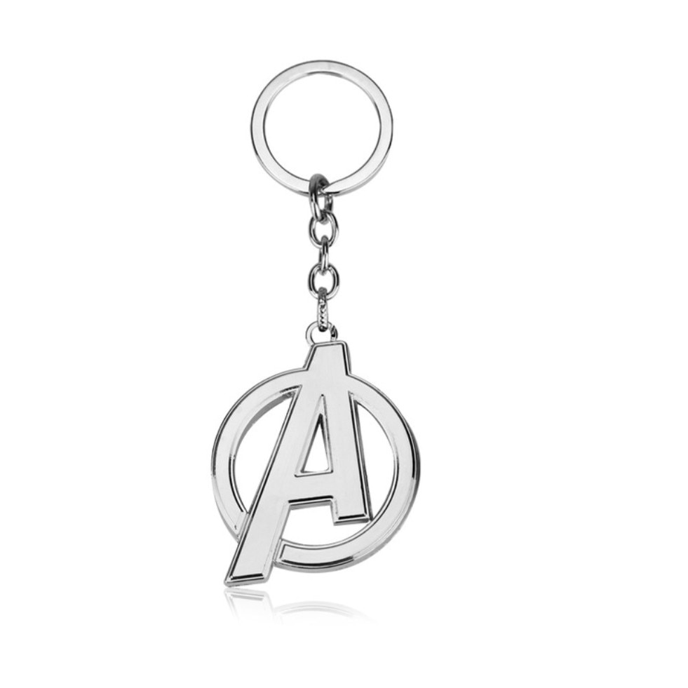 Breloc Avengers Eng Game Logo, Colectia Marvel, alb