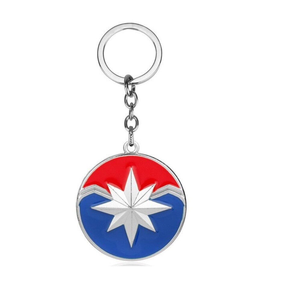 Breloc Captain Marvel, Colectia Marvel, Netflix, argintiu