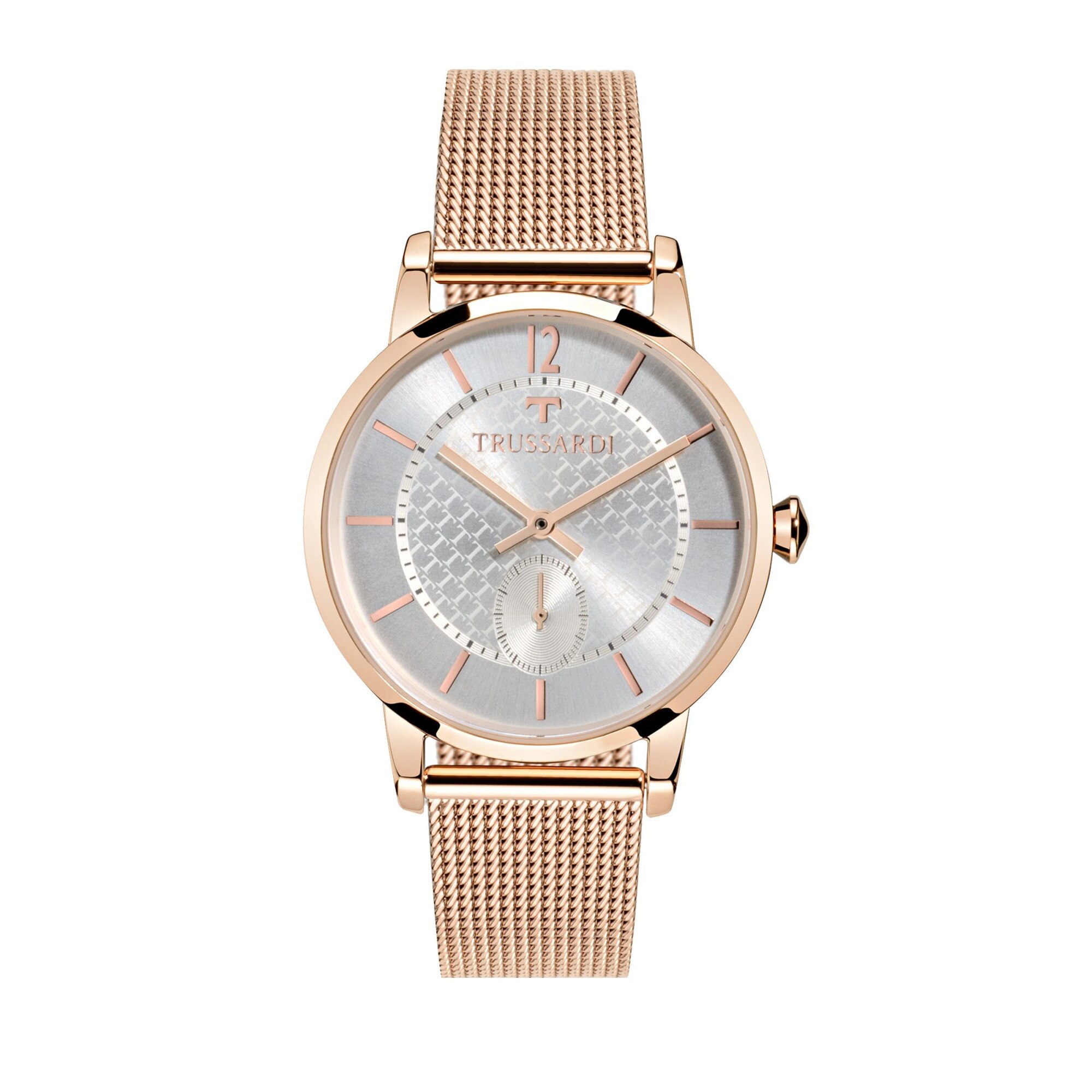 Ceas Trussardi R2453113501, dama, inox Rose Gold, carcasa 34mm