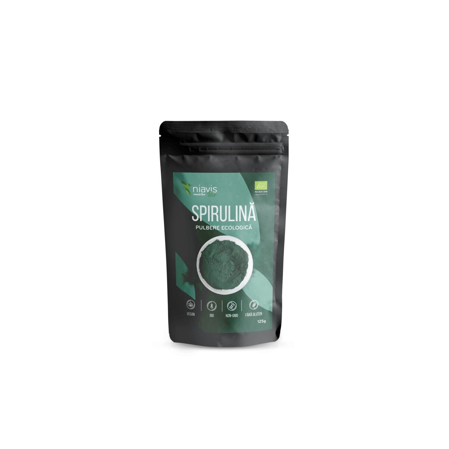 Spirulina Pulbere Ecologica/BIO 125g Niavis