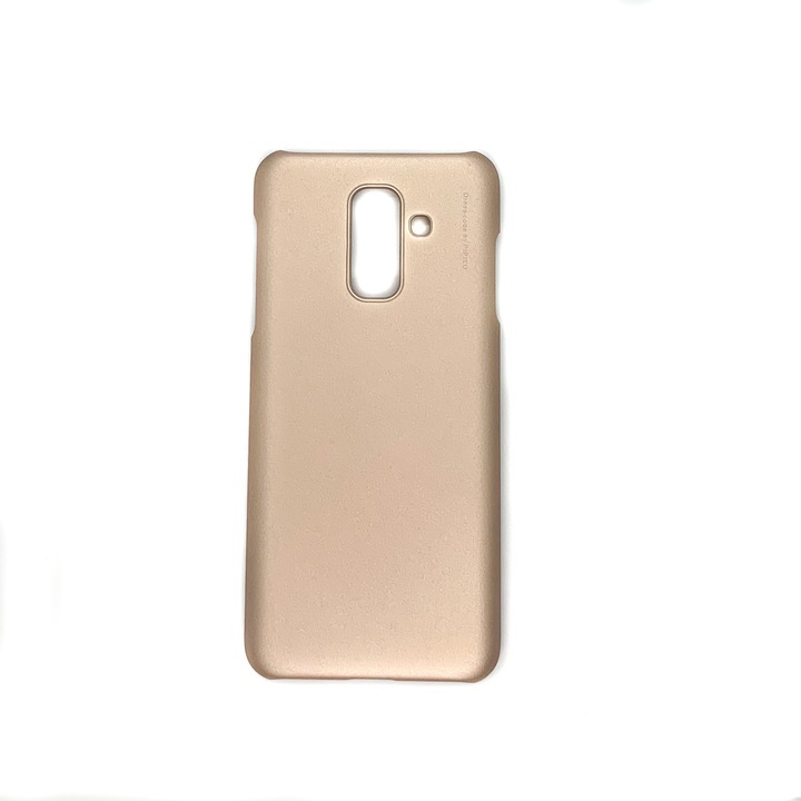 Husa Policarbonat X-Level Metallic pentru Samsung Galaxy A6 Plus - Gold Roz