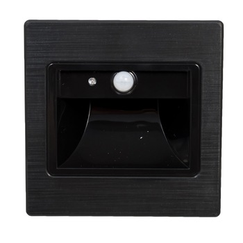 Spot Led Scara/ Incastrabil ,Hol 1W Negru cu Senzor Prezenta + Senzor Crepuscular Lumina Neutra ,IP20 Spot Led Scara/ Incastrabil ,Hol 1W Negru cu Senzor Prezenta + Senzor Crepuscular Lumina Neutra ,IP20