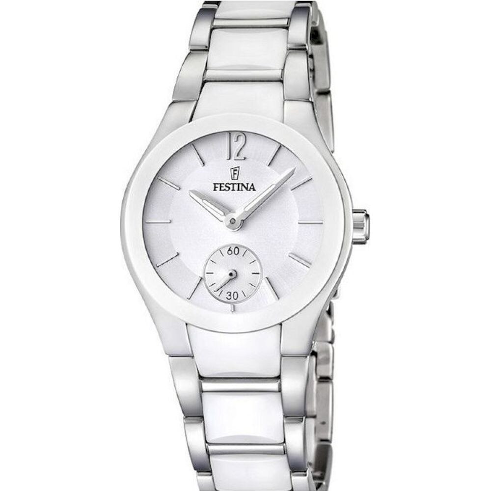 Ceas Dama, Festina, F16588-1, Argintiu, Alb