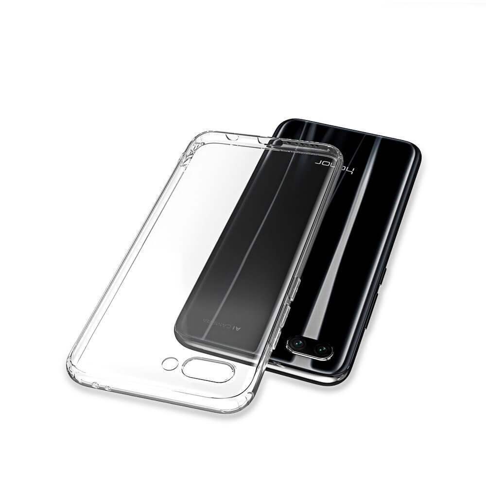 Set Husa Huawei Honor 10, iPaky Effort + Folie Sticla Securizata, Transparent