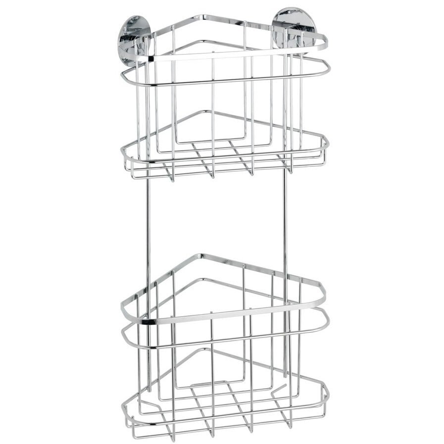 Raft pentru baie, 2 niveluri, sistem Turbo-Loc, otel inoxidabil, WENKO