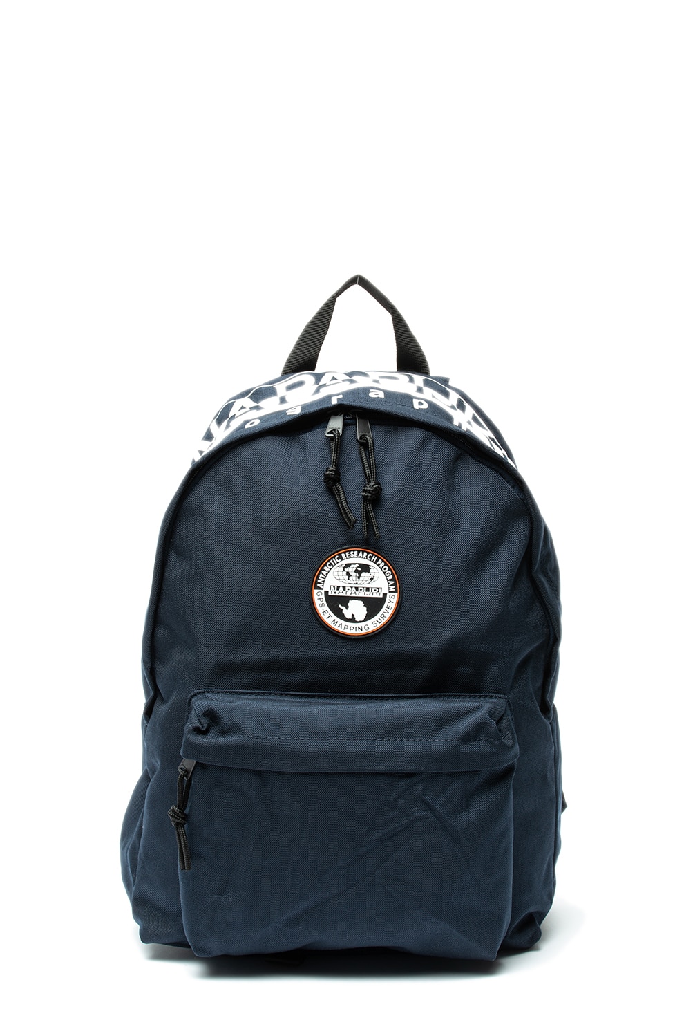 Napapijri, Rucsac unisex cu logo Happy Day, Bleumarin inchis