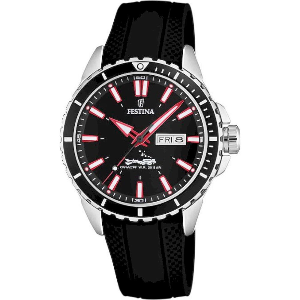 Ceas Barbatesc, Festina, F20378/2, Negru
