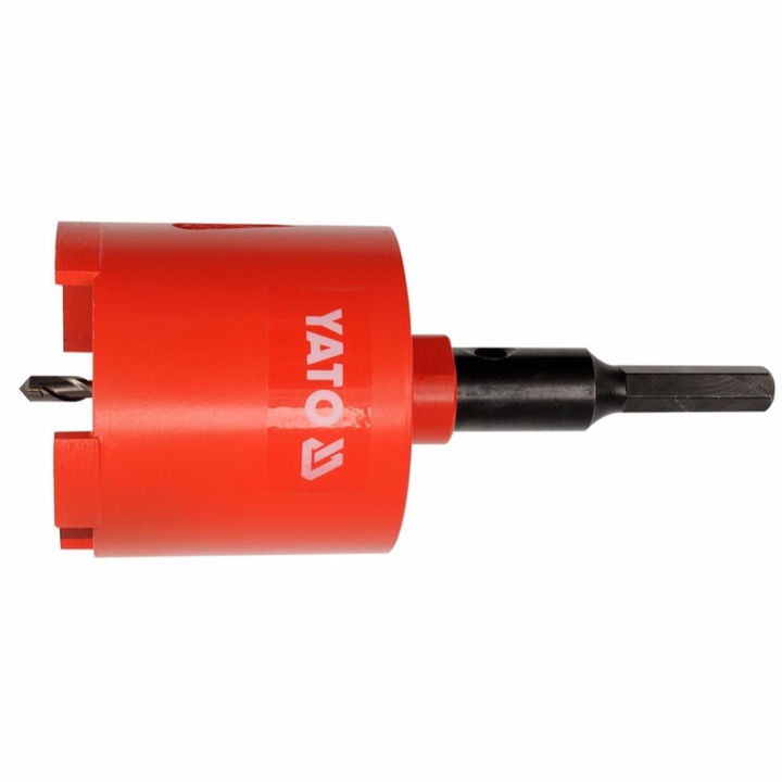 Диамантена боркорона с водещо свредло Yato, Ф 82 мм