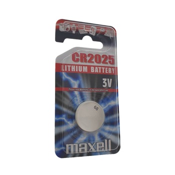 Baterie CR2025 3V Maxell, litiu, o bucata/blister Baterie CR2025 3V Maxell, litiu, o bucata/blister