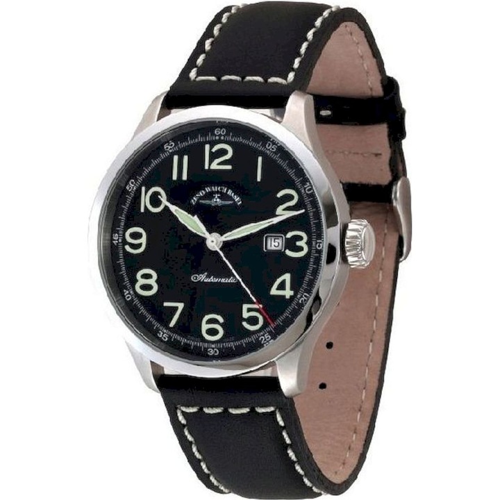 Ceas Barbatesc, Zeno-Watch, 6569-2824-a1, Negru
