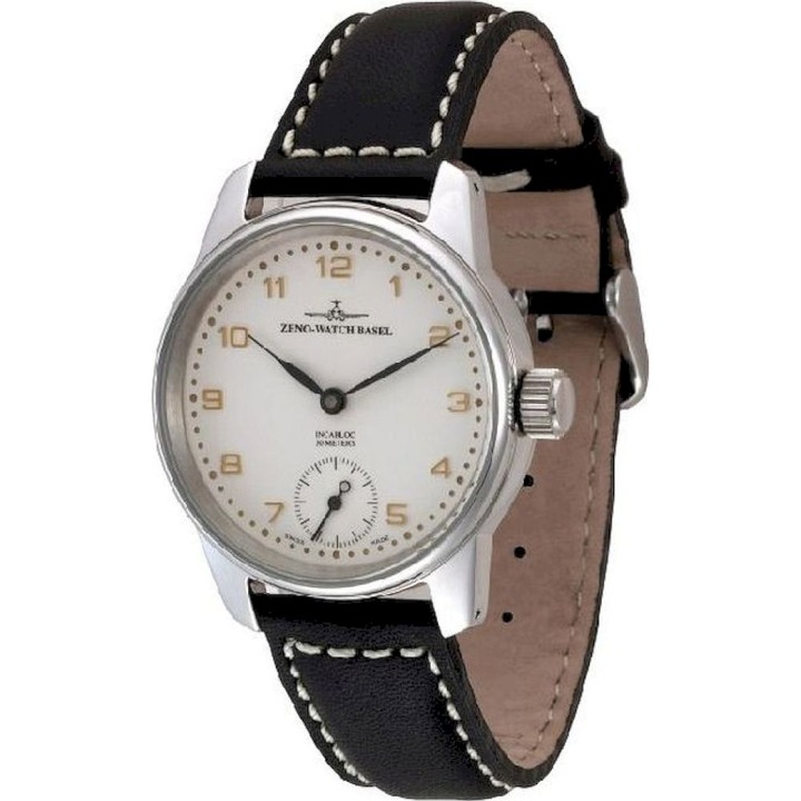 Ceas Barbatesc, Zeno-Watch, 6558-6-f2, Negru