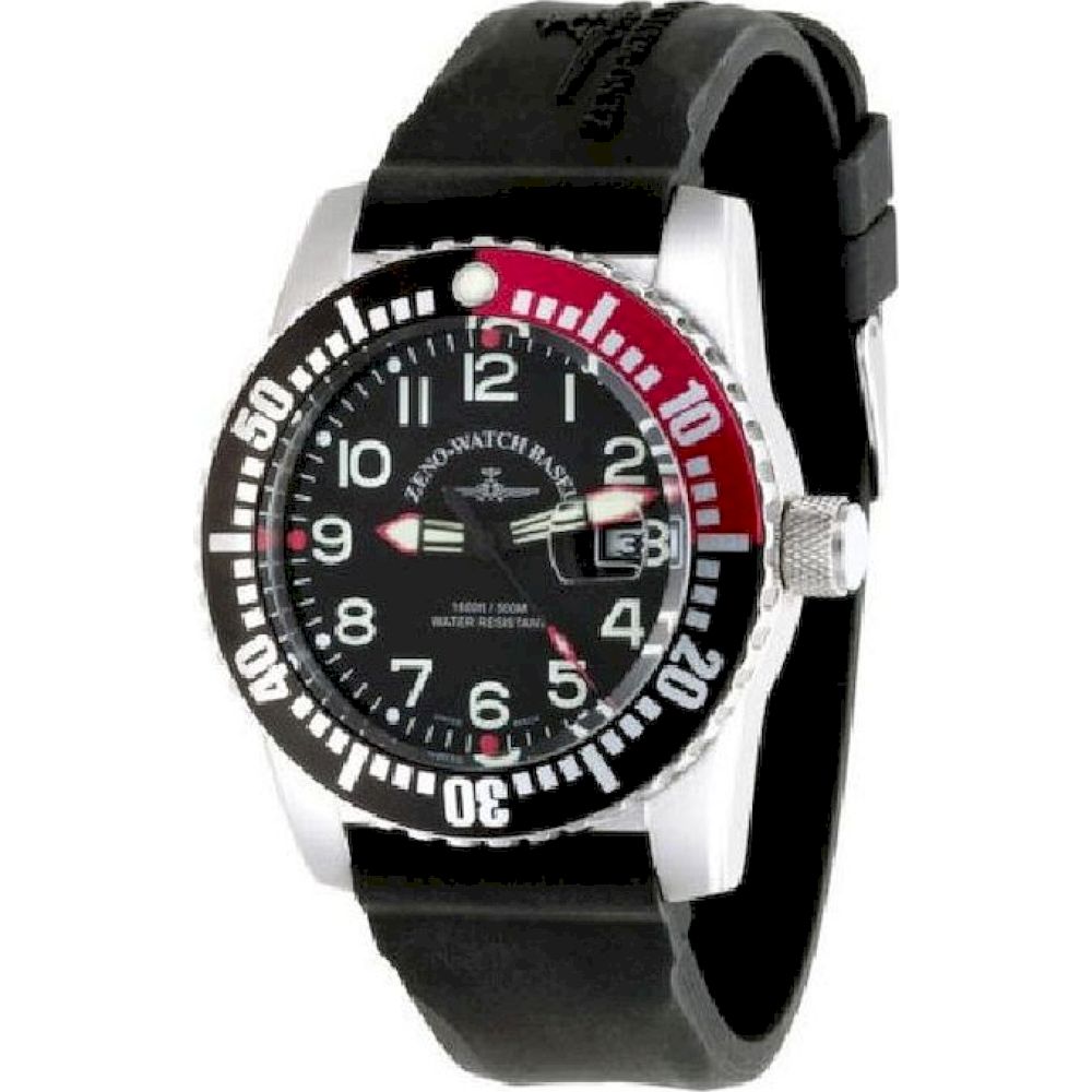 Ceas Barbatesc, Zeno-Watch, 6349-515Q-12-a1-7, Negru - eMAG.ro
