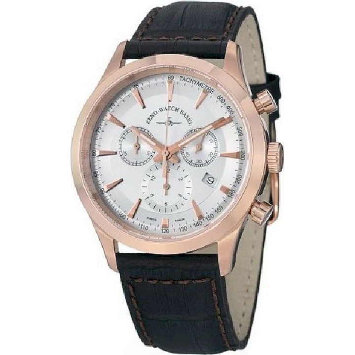 Férfi karóra, Zeno-Watch, 6662-5030Q-Pgr-f2, fekete