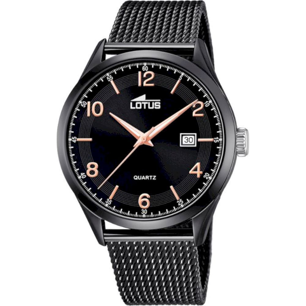 Ceas Barbatesc, Lotus, 18633/1, Negru