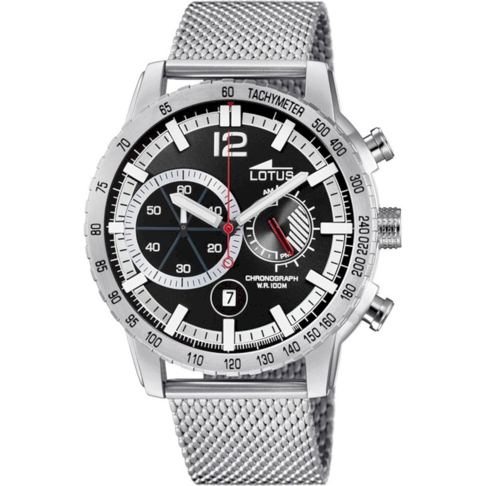 Ceas Barbatesc, Lotus, 10137/3, Argintiu